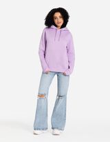 Džemperis - Didelė priekinė kišenė - violetine