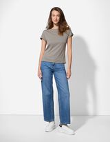 T-Shirt - Baumwoll-Mix - hellgrün