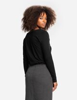 Majica dugih rukava - Basic model - crno