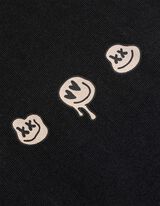 Longsleeve - Print op rug - donkergrijs