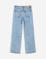 Jeans - Contraststrepen - lichtblauw