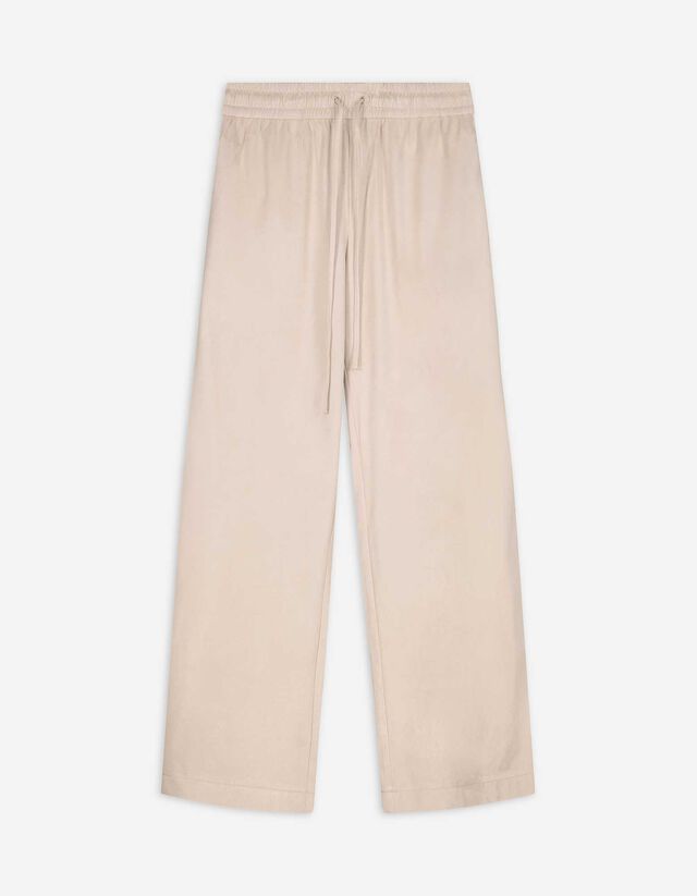 Hose - einfarbig - beige