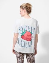 T-Shirt - R&uuml;ckenprint - wei&szlig;