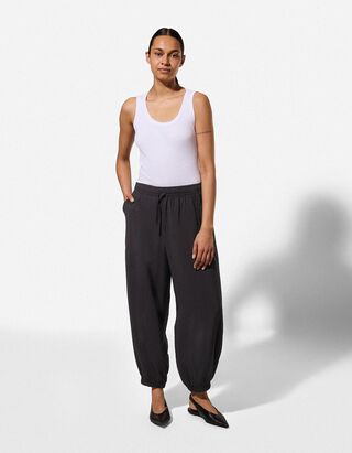 Hose - Balloon Fit - schwarz