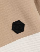 Sweatshirt - Color-Blocking - beige