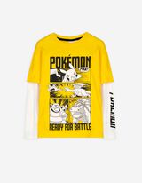 koszulka z długim rękawem - Pokémon - zolty
