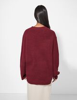 Trui - Oversized fit - donkerrood