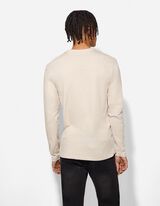 Langarmshirt - einfarbig - wei&szlig;