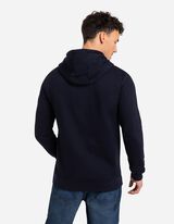 Hoodie - Vooropdruk - donkerblauw