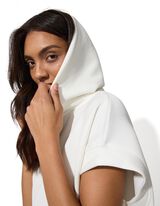 Mikina - Obsah modalu - biely