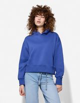 Hoodie - Effen - blauw