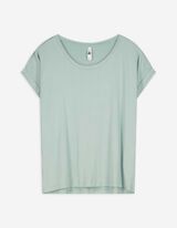 T-shirt - Viscosemix - turkoois