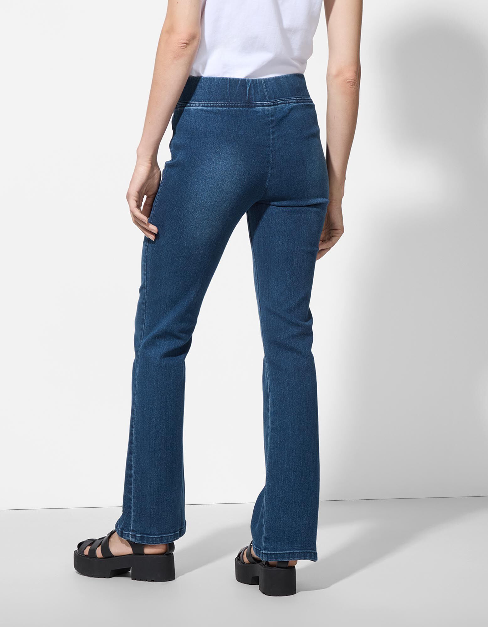 Jeggings - Flared Fit - dunkelblau