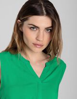 Bluza - LENZING&trade; ECOVERO&trade; - zeleno