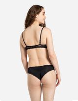 Push-up-bh - Met kant - zwart