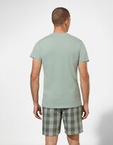 T-shirt - Effen - Petrolblauw