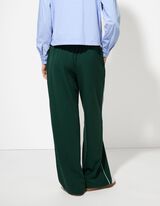 Joggingové kalhoty - Široký střih Wide Fit - zelena