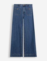 Jeans - Wide Fit - blau