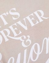 Majica dugih rukava - Print - svijetlo siva