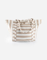 Shopper - Tlačidlo - bezova