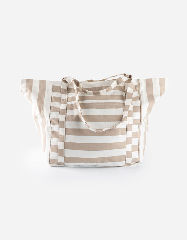 Shopper - Tlačidlo - bezova