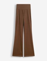 Leggings - Rippenstruktur - Braun