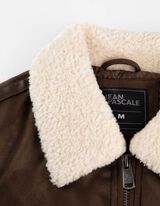 Jakna - kroj Regular Fit - temno rjava