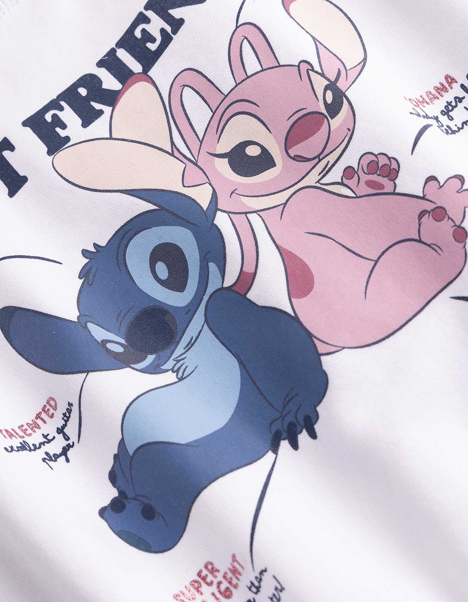 Ensemble t-shirt et pantalon - Lilo et Stitch - blanc