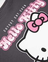 Felpa - Hello Kitty - grigio scuro