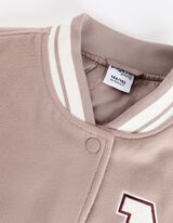 Kolegijos striukė - Vilnos išvaizda - sviesiai rudas