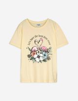 T-Shirt - Print - hellgelb