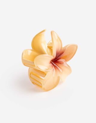 Haarspeld - Bloemen - beige