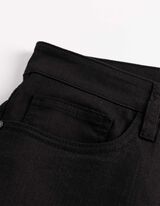 Hose - Straight Fit - schwarz