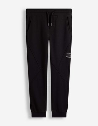 Jogginghose - Labelpatch - Schwarz
