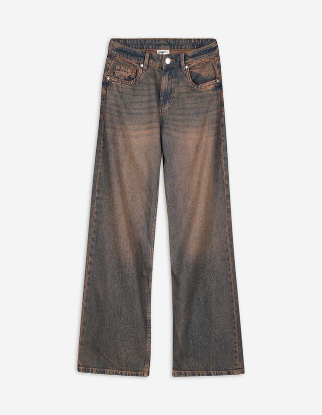 Jeans - Baggy Fit - Albastru inchis
