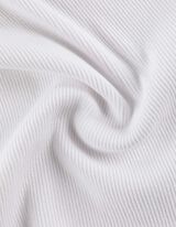 Tricou - Decolteu Keyhole - Alb