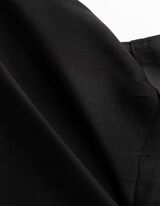 T-shirt - Fente lat&eacute;rale - noir