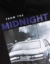 Sweatshirt - Rückenprint - schwarz