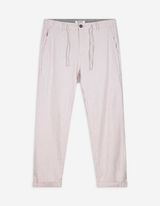 Chinohose - Leinen-Mix - beige