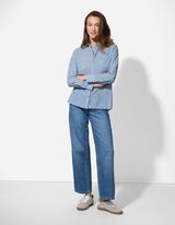 Hemd - Streifen - blau