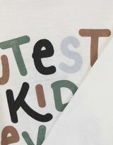 Langarmshirt - Print - weiß