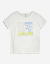 Tricou - Imprimare frontală - Alb
