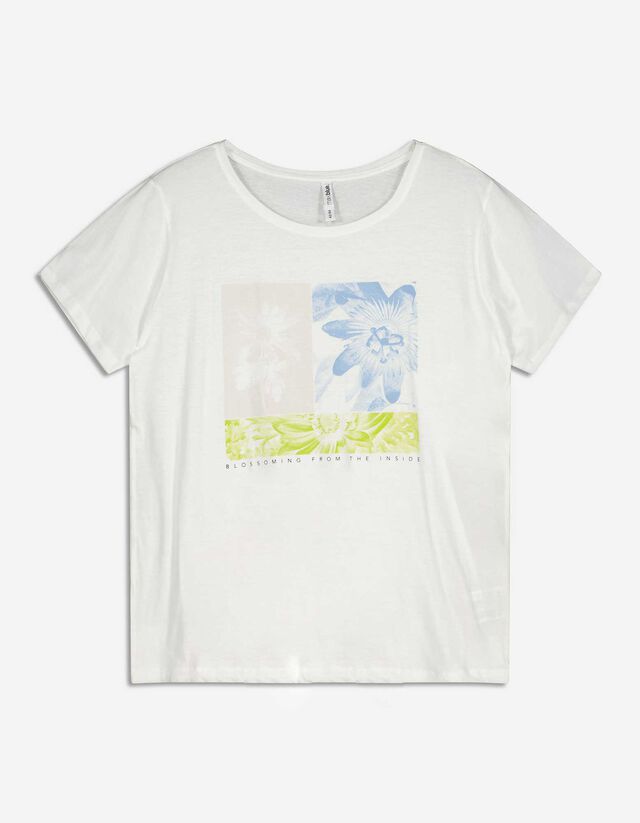Tricou - Imprimare frontală - Alb