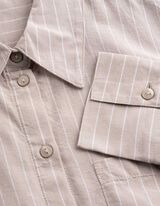 Hemd - Streifen - Beige