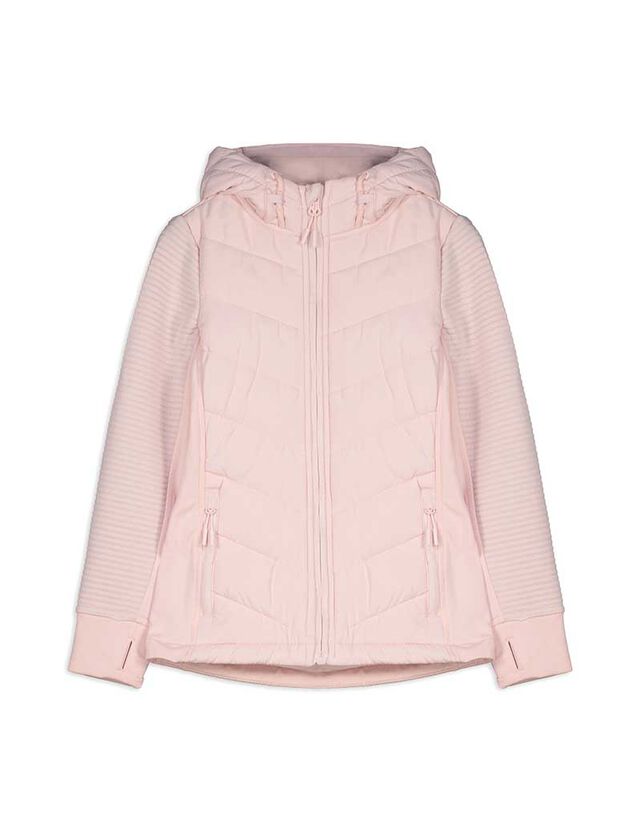 Jacken Parka Altrosa Damen Rosa Jacke Leichte Jacke Winterjacke - Main Image