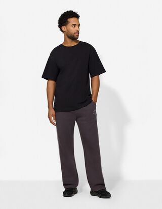 Joggingbroek - Contraststrepen - donkergrijs