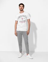 T-Shirt - Frontprint - weiß