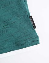 Marškinėliai ilgomis rankovėmis - Gobtuvas su įvertu raišteliu - tamsiai zalias