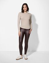 Longsleeve - Geribd - beige