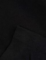 Langarmshirt - Baumwolle - schwarz